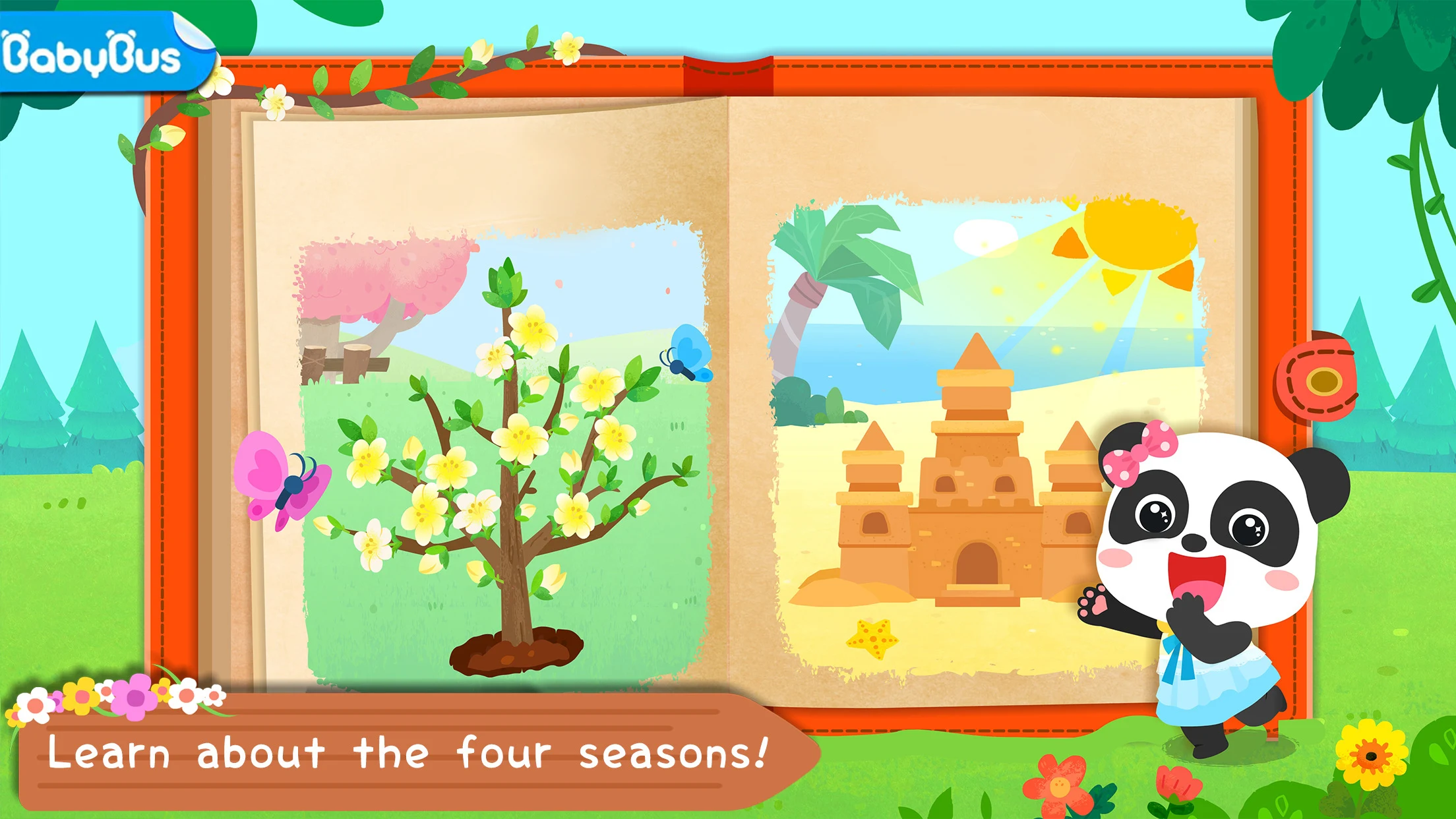 Baby Panda's Four Seasons screenshot